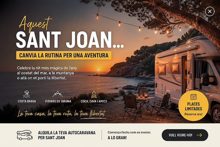 Aquest Sant Joan… canvia la rutina per una aventura