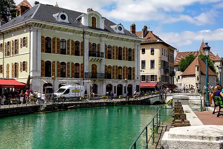 Route en camping-car par Annecy et Chamonix au départ de Gérone